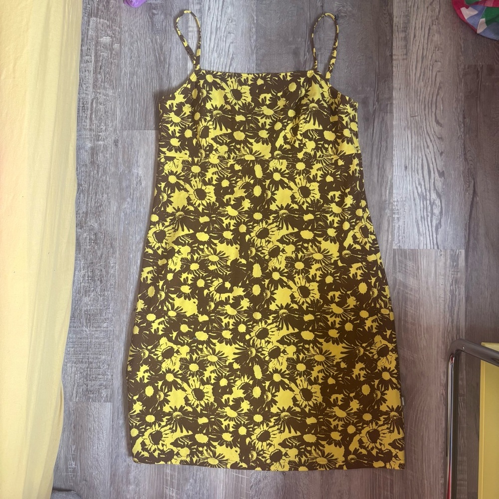 Heaven by Marc Jacobs techno Floral Dress Rare